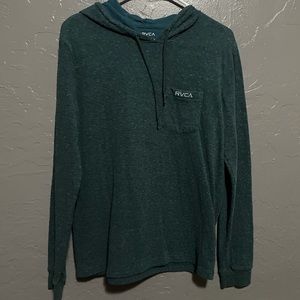 RVCA Forest Green Hoodie